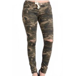 American Bazi Camo Jeggings